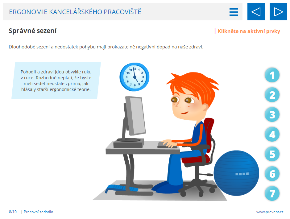 Ergonomie kancelářského pracoviště