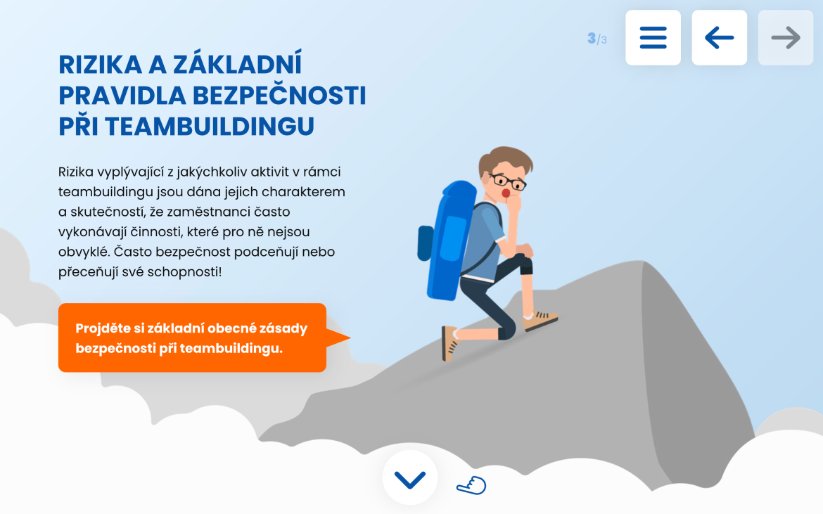 BOZP při teambuildingu